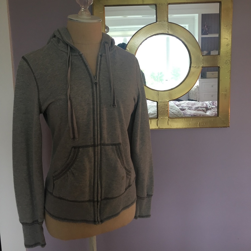 Grey Zip Up Sweatshirt